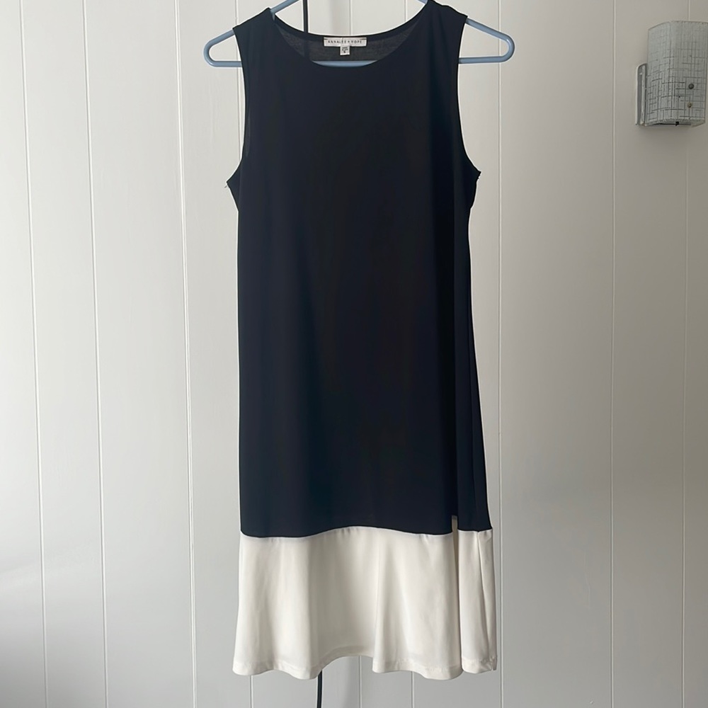 Annalee + Hope Black and White Dress